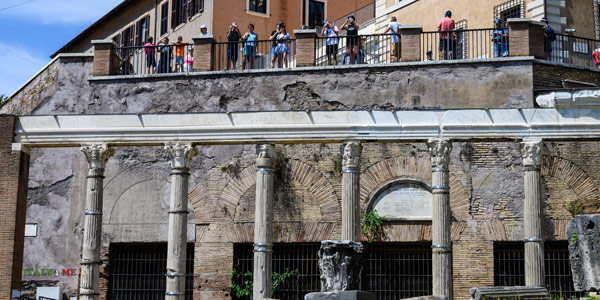 Portico of the Consenting Gods (Porticus deorum consentium) on the Roman Forum